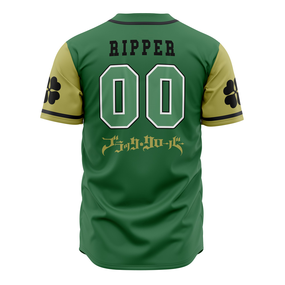 Mckenzieshoponline Green Mantises Black Clover Personalized Baseball Jersey For Fans - Image 3