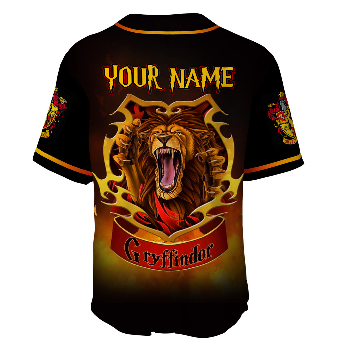 Jerseytrend Gryffindor Harry Potter Personalized Baseball Jersey For Fans - Image 5