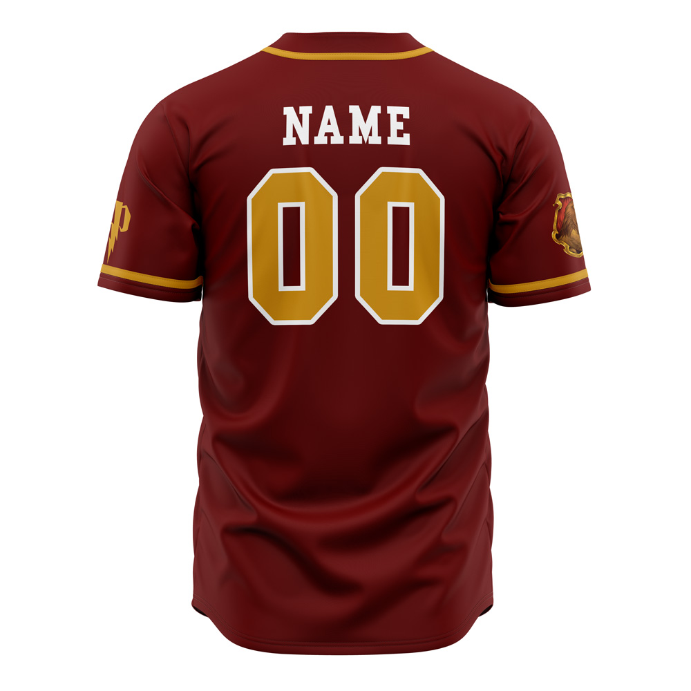 Mckenzieshoponline Gryffindor House Harry Potter Personalized Baseball Jersey For Fans - Image 3