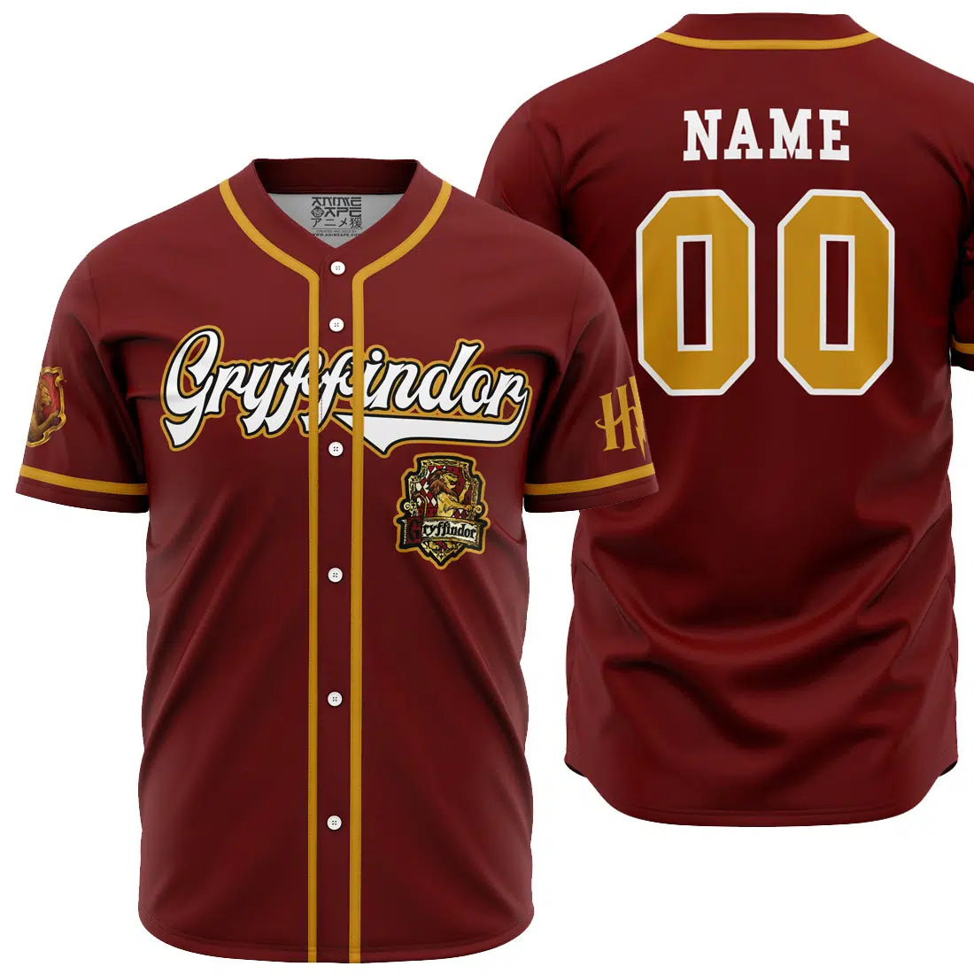 Mckenzieshoponline Gryffindor House Harry Potter Personalized Baseball Jersey For Fans