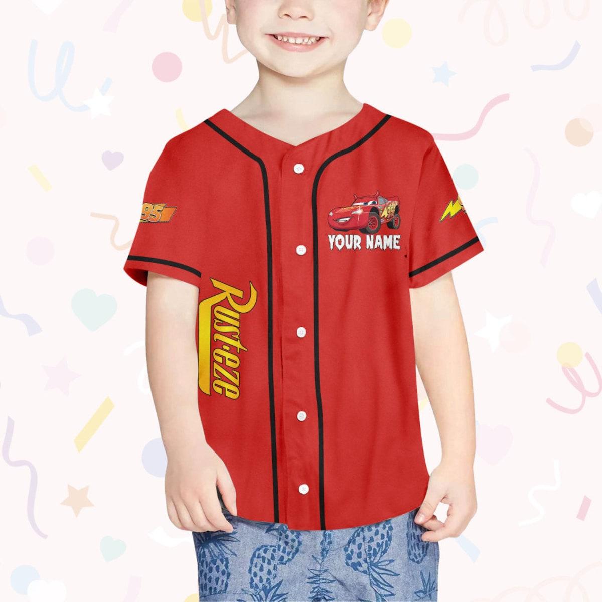 Mckenzieshoponline Halloween Cars Mcqueen Disney Cars Disney Personalized Baseball Jersey For Fans - Image 5