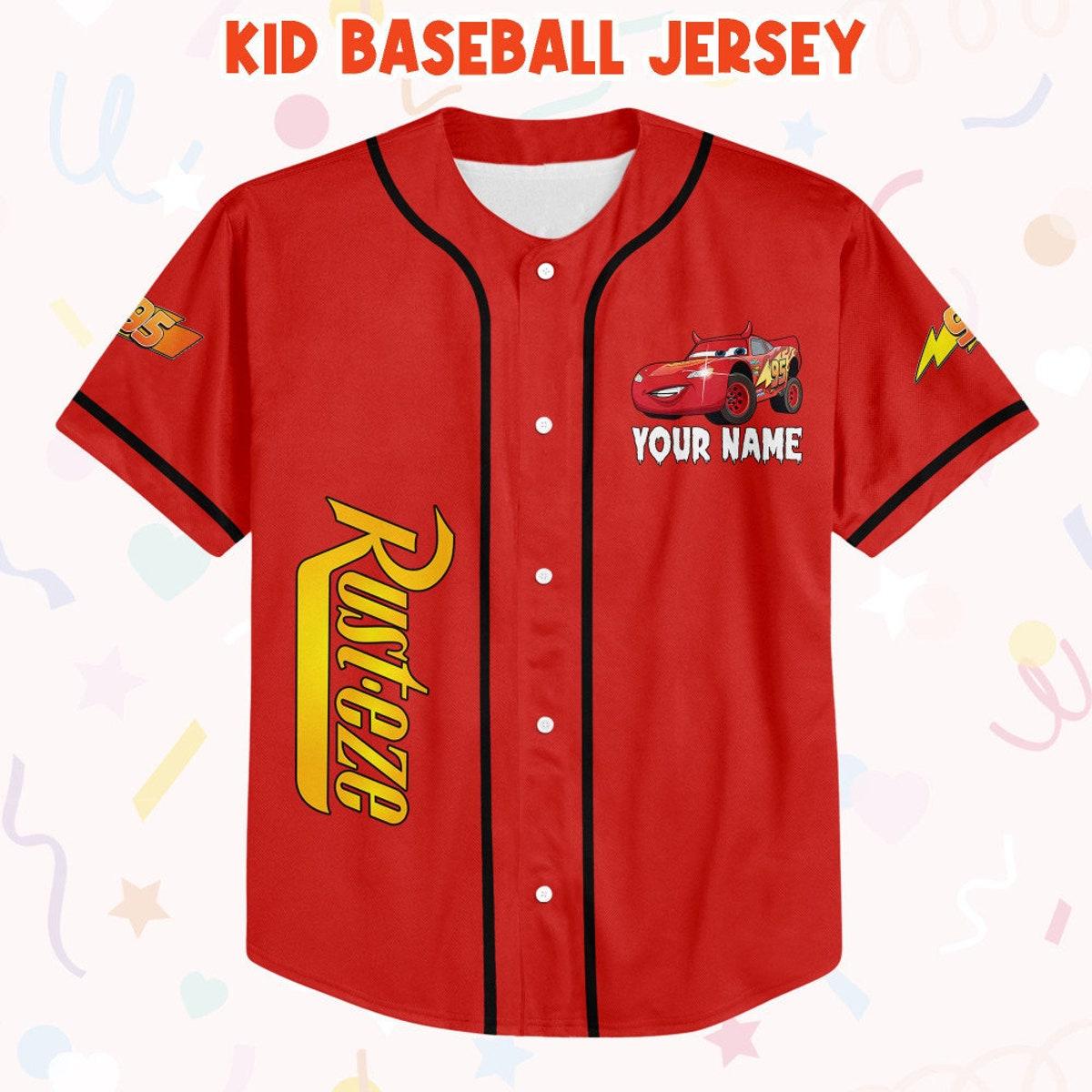 Mckenzieshoponline Halloween Cars Mcqueen Disney Cars Personalized Baseball Jersey For Fans - Image 3