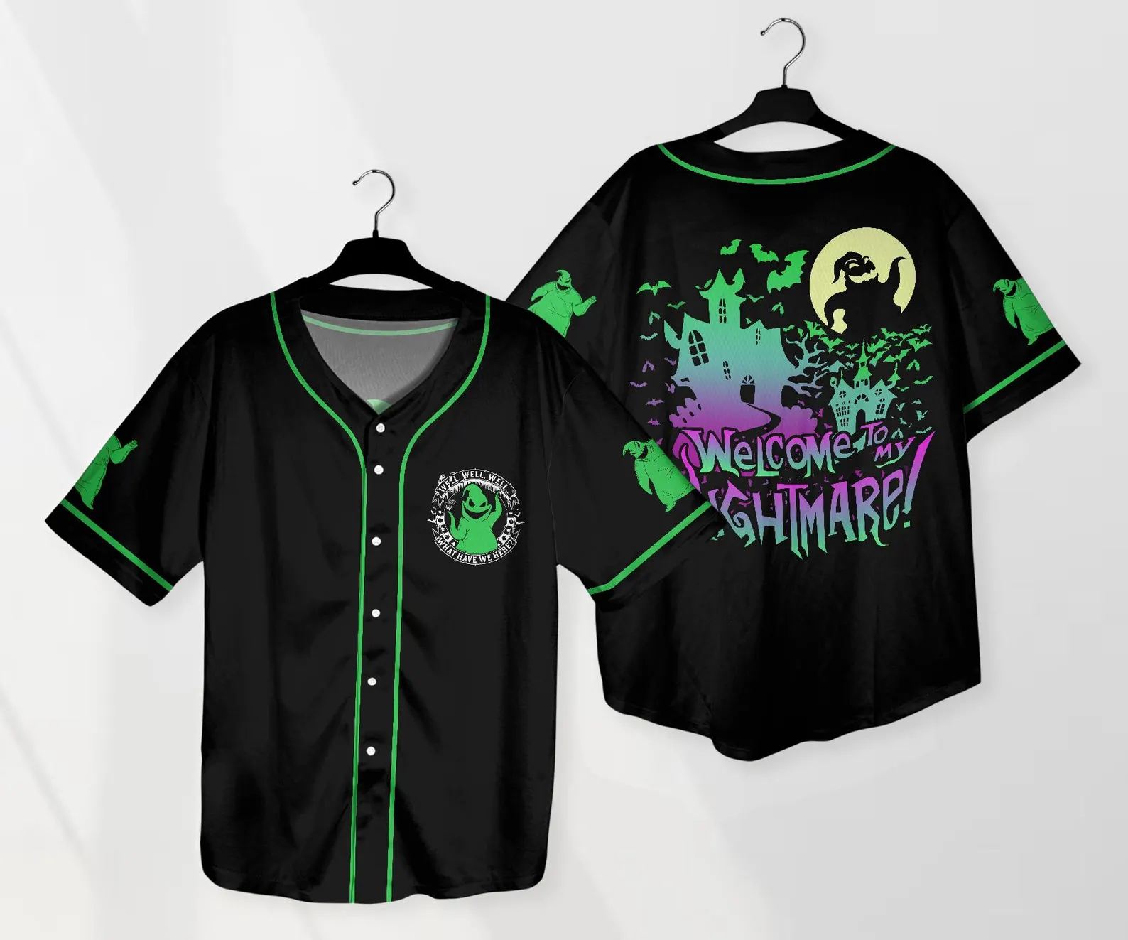 Jerseytrend Halloween Oogie Boogie Personalized Baseball Jersey For Fans