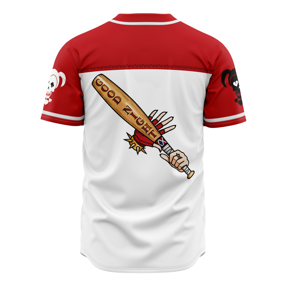 Mckenzieshoponline Harley Quinn Daddy's Lil Monster DC Comics Personalized Baseball Jersey For Fans - Image 3