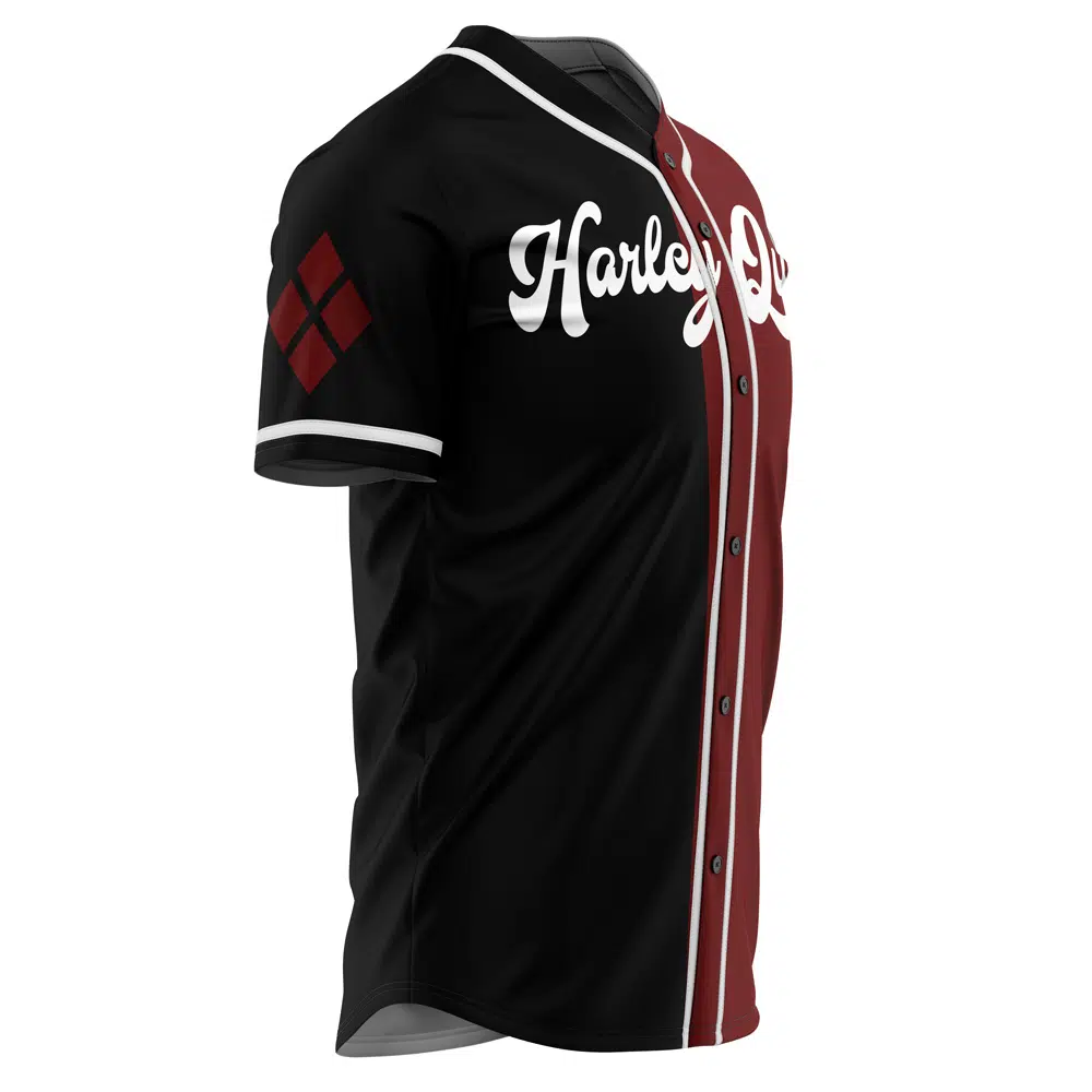 Mckenzieshoponline Harley Quinn Live Fast Die Clown DC Comics Personalized Baseball Jersey For Fans - Image 2