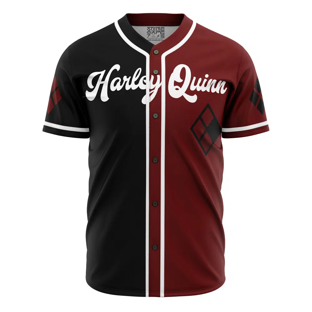 Mckenzieshoponline Harley Quinn Live Fast Die Clown DC Comics Personalized Baseball Jersey For Fans