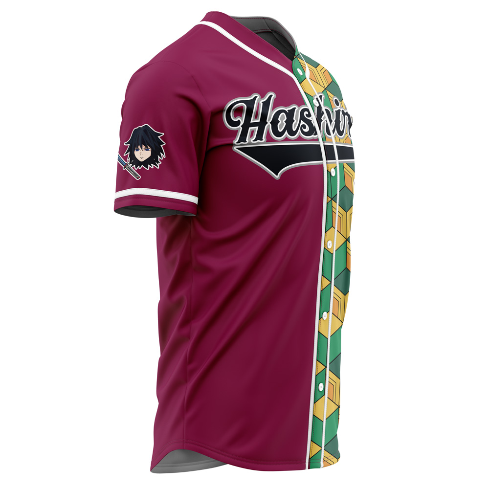 Mckenzieshoponline Hashira Giyu Tomioka Demon Slayer Personalized Baseball Jersey For Fans - Image 4