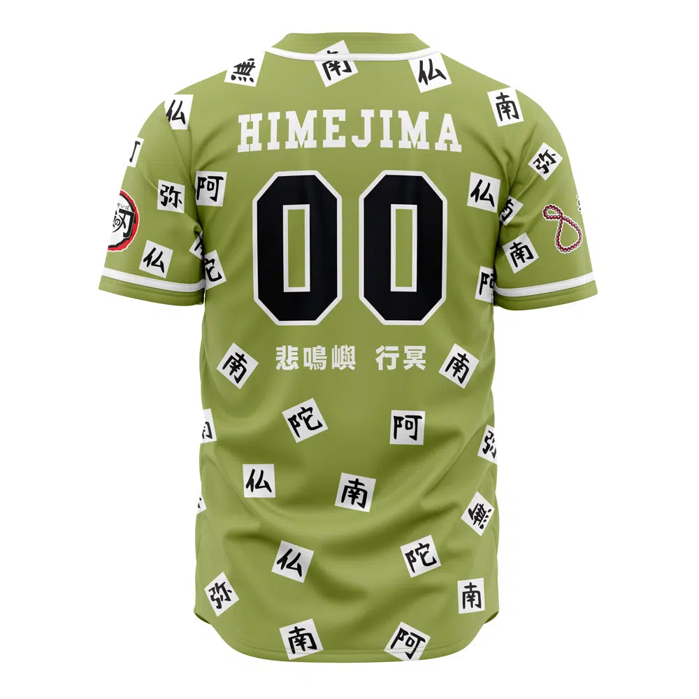 Mckenzieshoponline Hashira Gyomei Himejima Demon Slayer Personalized Baseball Jersey For Fans - Image 3