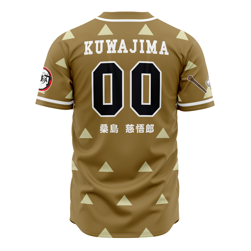 Mckenzieshoponline Hashira Jigoro Kuwajima Demon Slayer Personalized Baseball Jersey For Fans - Image 3