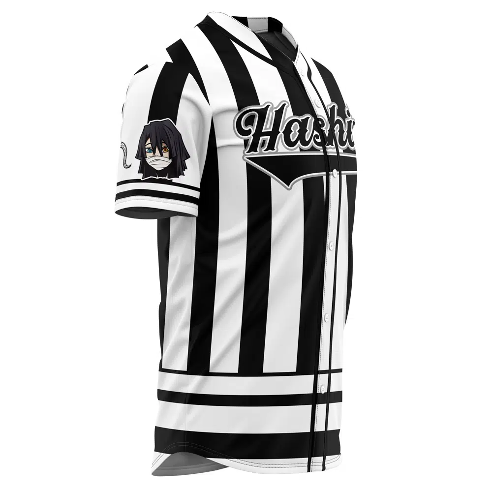 Mckenzieshoponline Hashira Obanai Iguro Demon Slayer Personalized Baseball Jersey For Fans - Image 2