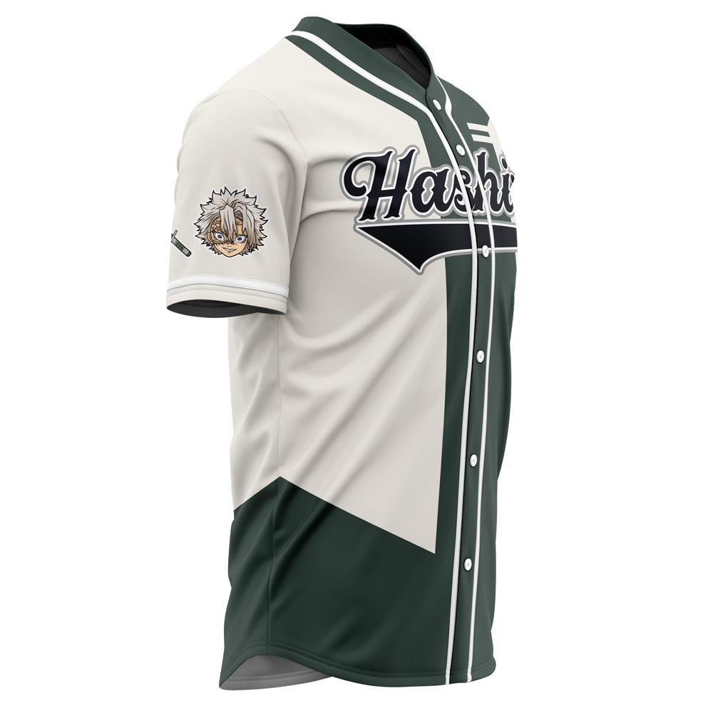 Mckenzieshoponline Hashira Sanemi Shinazugawa Demon Slayer Personalized Baseball Jersey For Fans - Image 2