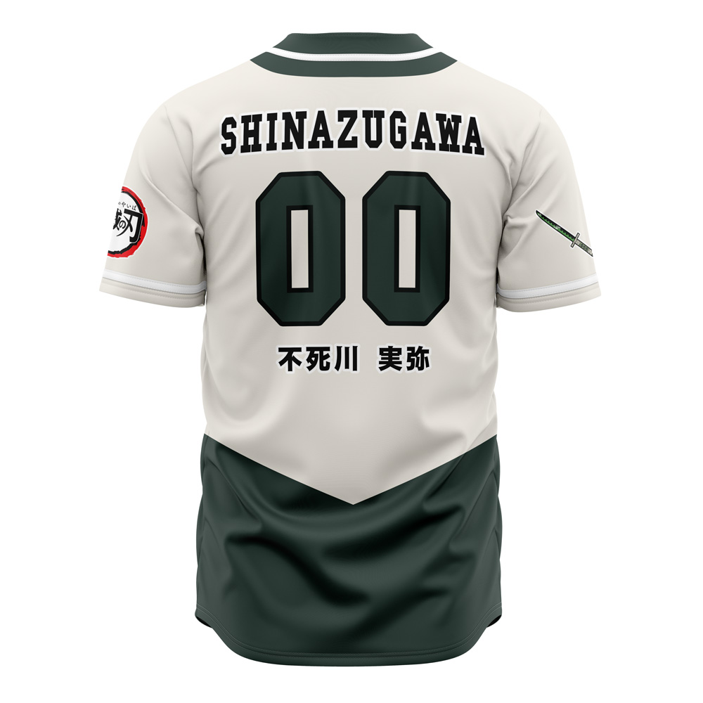 Mckenzieshoponline Hashira Sanemi Shinazugawa Demon Slayer Personalized Baseball Jersey For Fans - Image 3