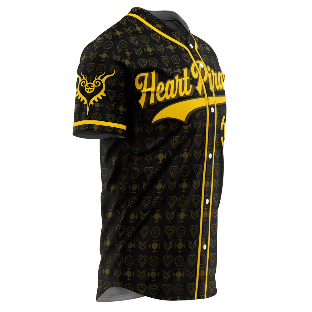 Mckenzieshoponline Heart Pirates Law One Piece Personalized Baseball Jersey For Fans - Image 4