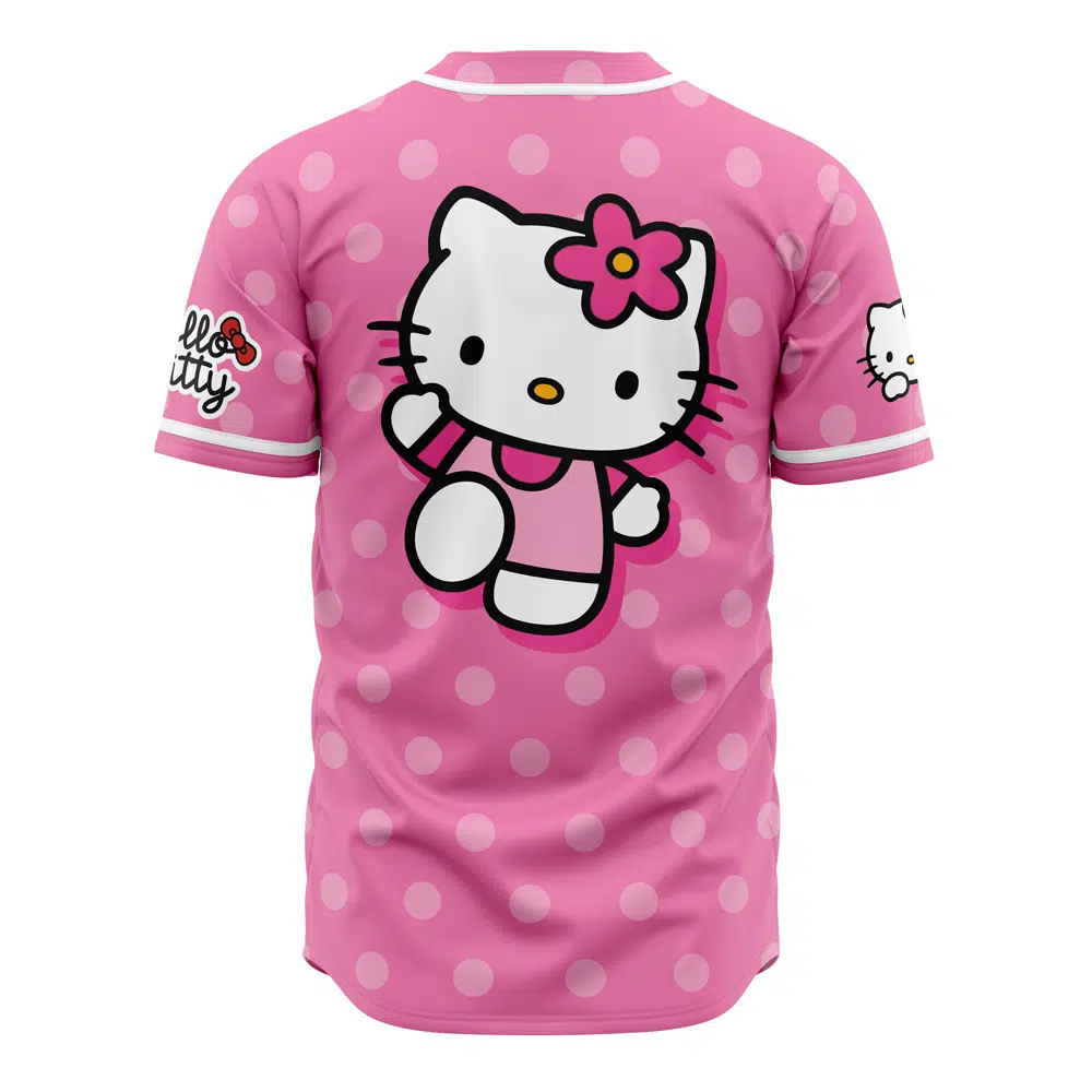 Mckenzieshoponline Hello Kitty Sanrio Personalized Baseball Jersey For Fans - Image 3