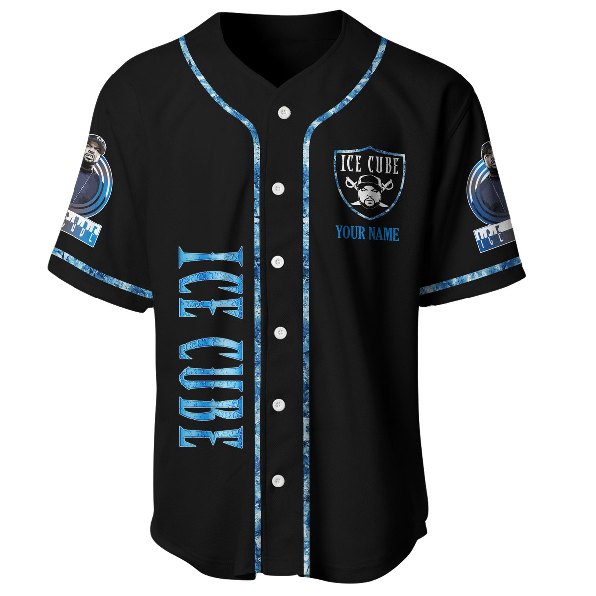 Jerseytrend Ice Cube O'Shea Jackson Sr. Personalized Baseball Jersey For Fans - Image 5