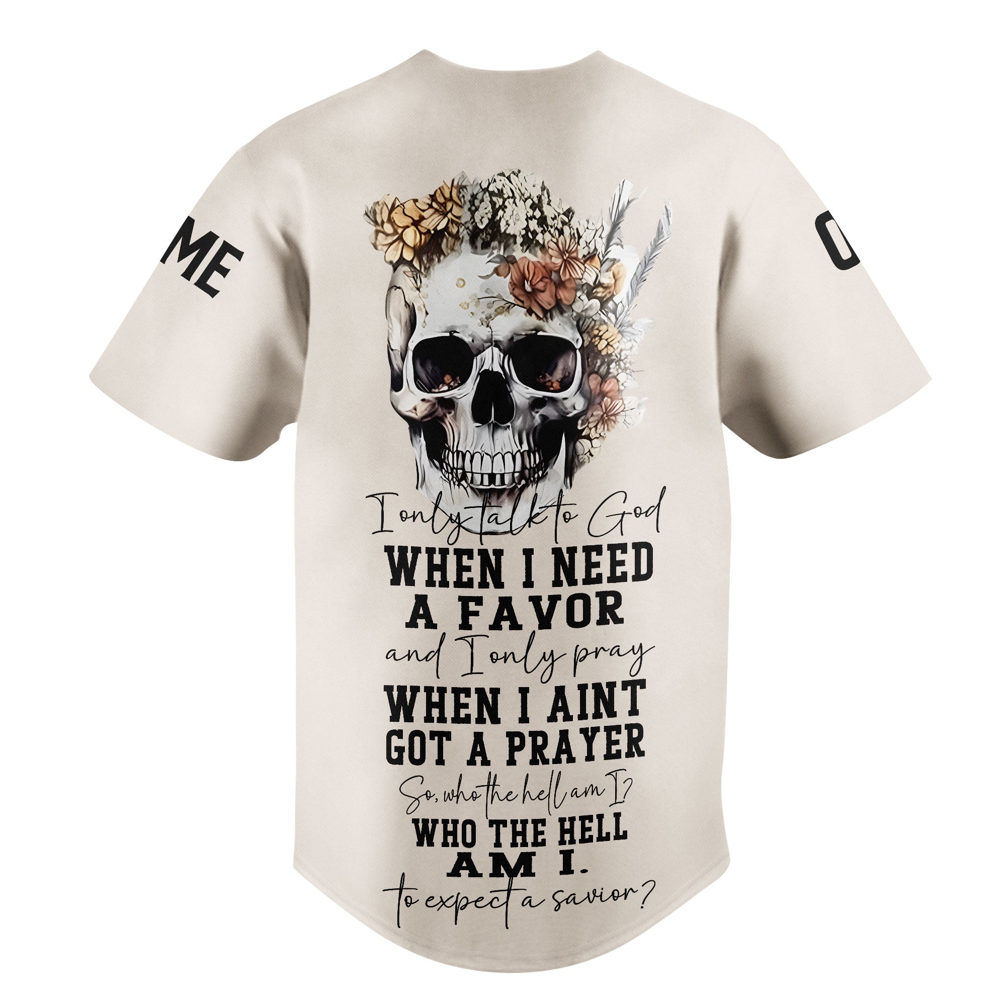 Mckenzieshoponline Jelly Roll Somebody Save Me Personalized Baseball Jersey For Fans - Image 3