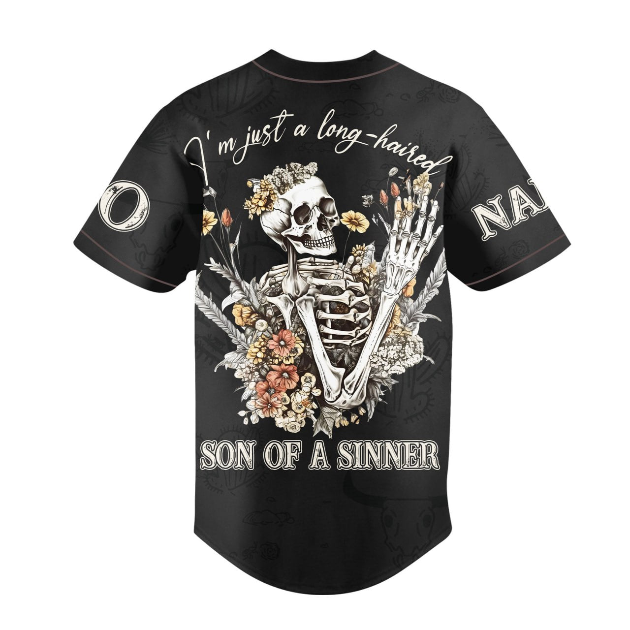 Mckenzieshoponline Jelly Roll Son Of A Sinner Personalized Baseball Jersey For Fans - Image 3