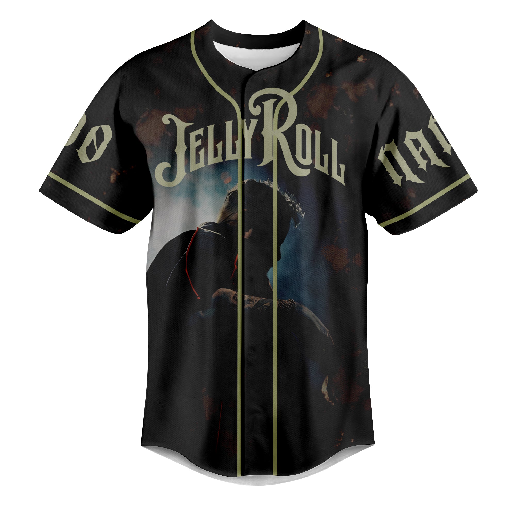 Mckenzieshoponline Jelly Roll The Beautifully Broken Tour Personalized Baseball Jersey For Fans - Image 2