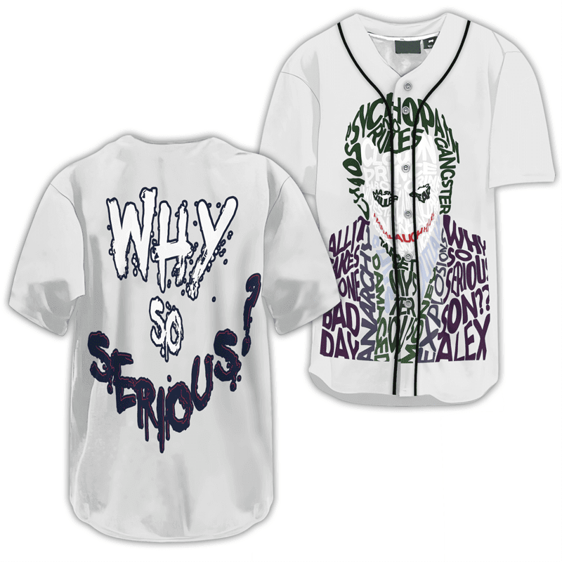 Mckenzieshoponline Joker Movies Personalized Baseball Jersey For Fans