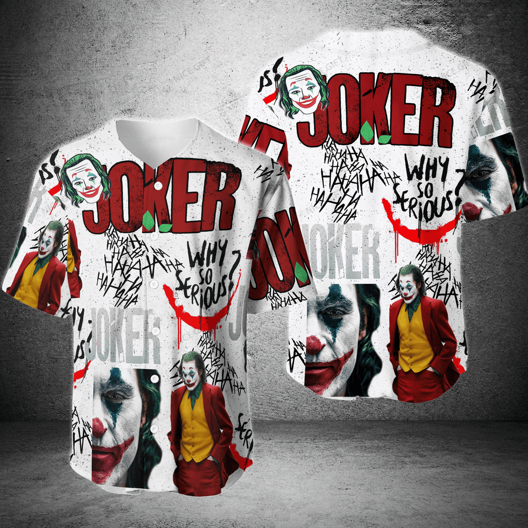 Mckenzieshoponline Joker Movies Personalized Baseball Jersey For Fans