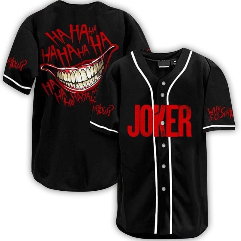 Mckenzieshoponline Joker Movies Personalized Baseball Jersey For Fans
