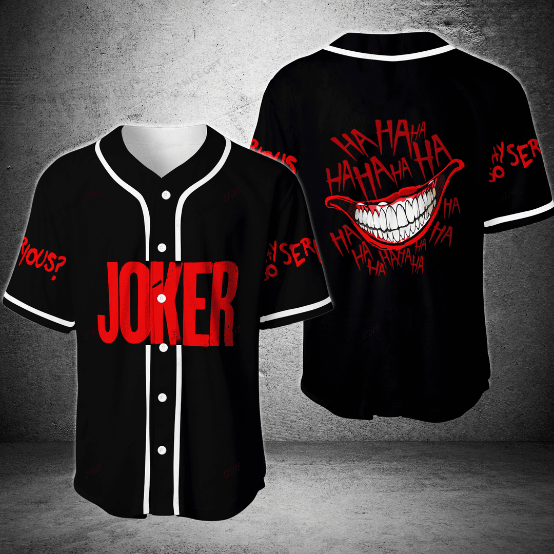 Mckenzieshoponline Joker Movies Personalized Baseball Jersey For Fans