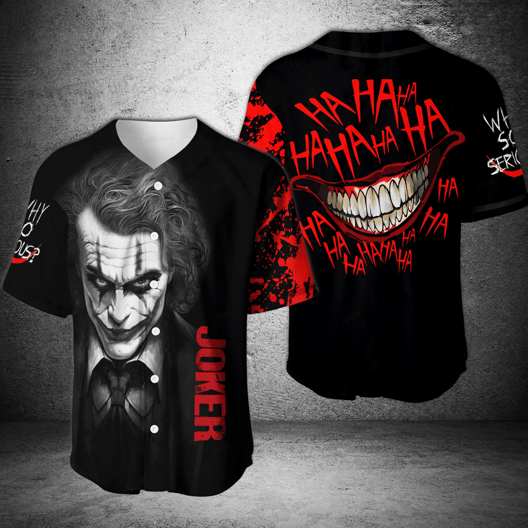 Mckenzieshoponline Joker Movies Personalized Baseball Jersey For Fans