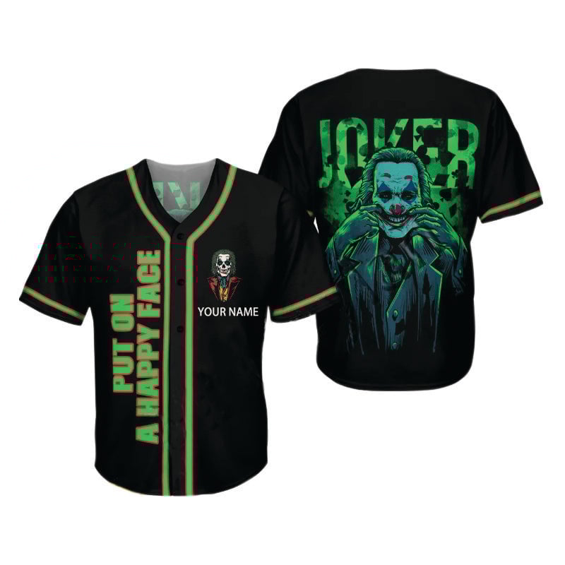 Mckenzieshoponline Joker Movies Personalized Baseball Jersey For Fans