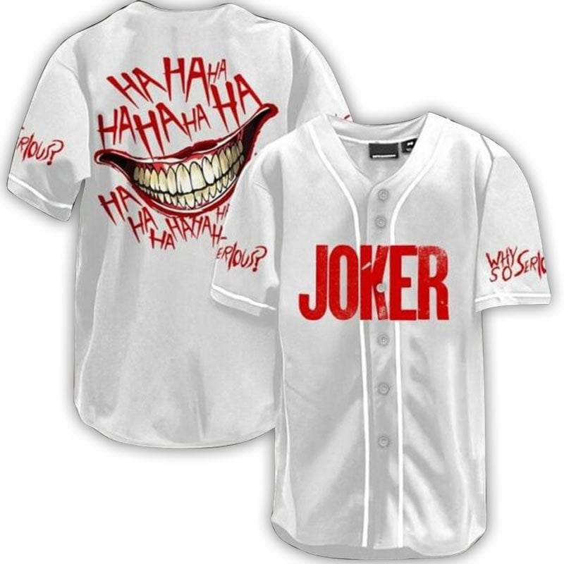 Mckenzieshoponline Joker Movies Personalized Baseball Jersey For Fans