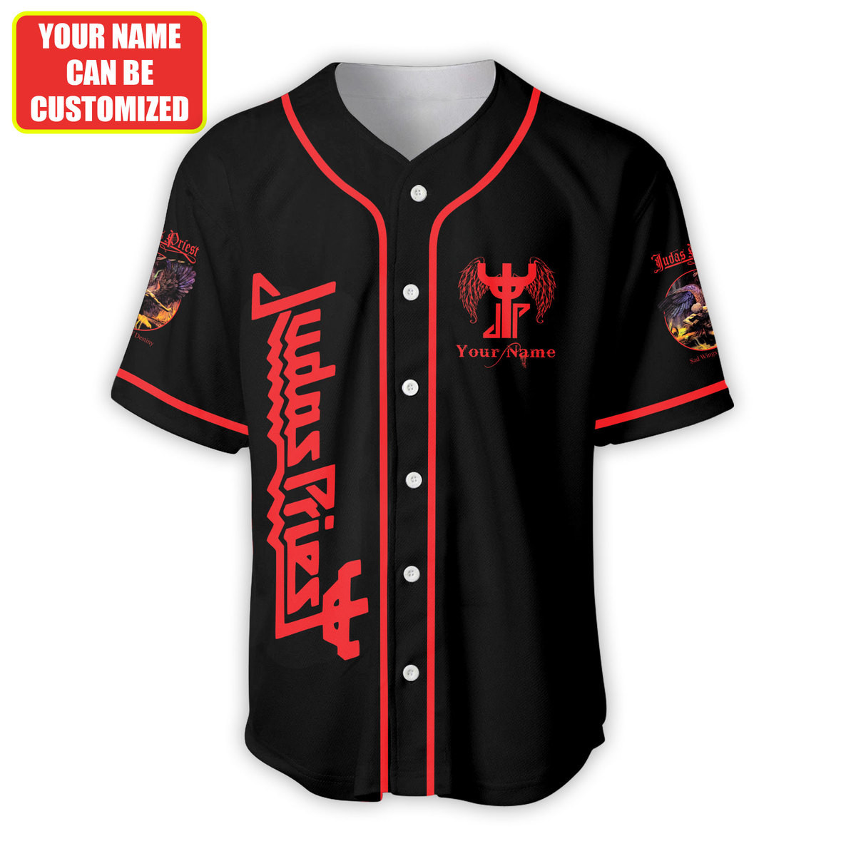 Jerseytrend Judas Priest Band Personalized Baseball Jersey For Fans - Image 5