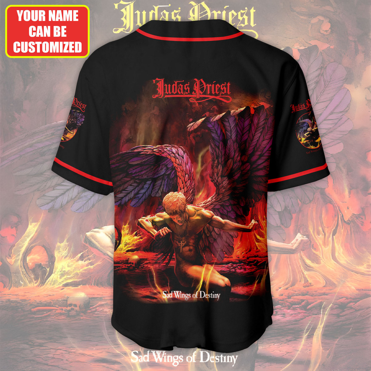 Jerseytrend Judas Priest Band Personalized Baseball Jersey For Fans - Image 3