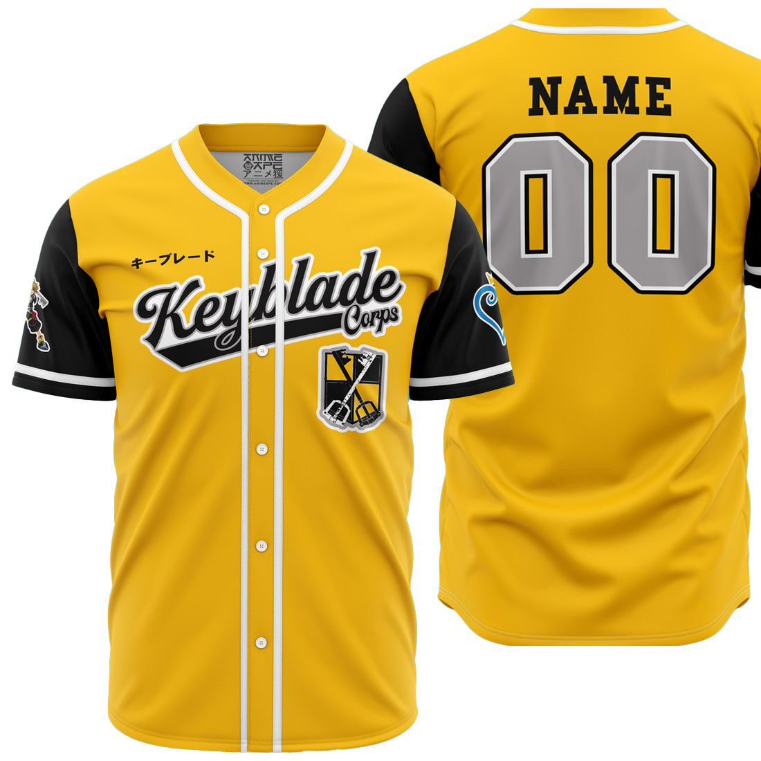 Mckenzieshoponline Keyblade Corps Sora Kingdom Hearts Personalized Baseball Jersey For Fans