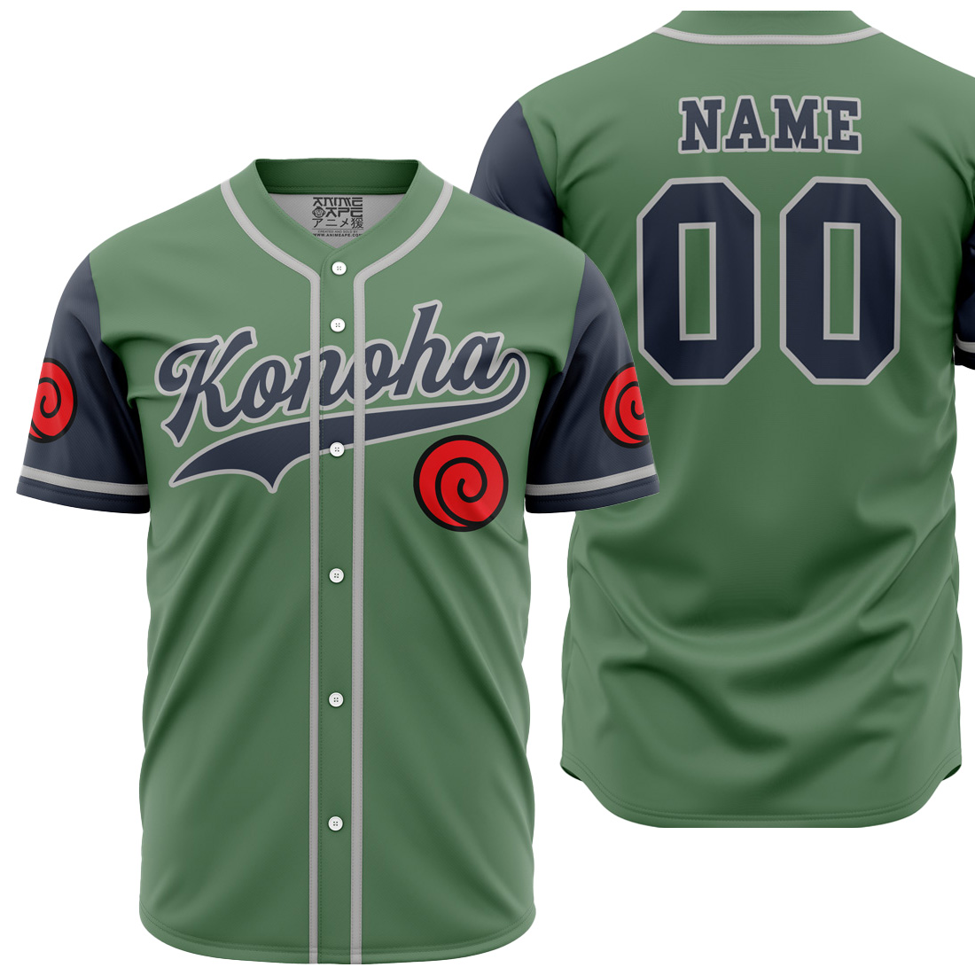 Mckenzieshoponline Konoha Jonin Shippuden Personalized Baseball Jersey For Fans