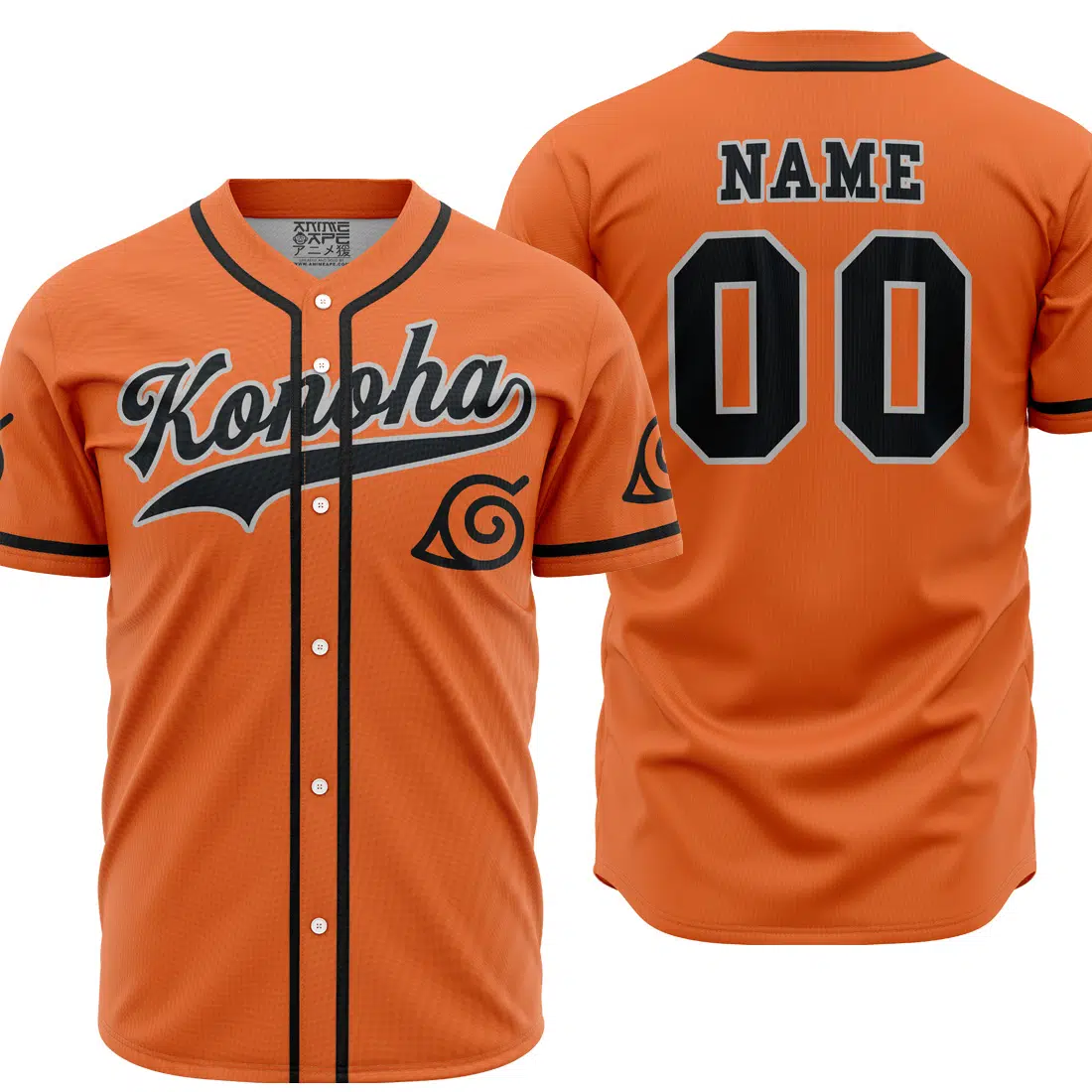 Mckenzieshoponline Konoha Shippuden Personalized Baseball Jersey For Fans