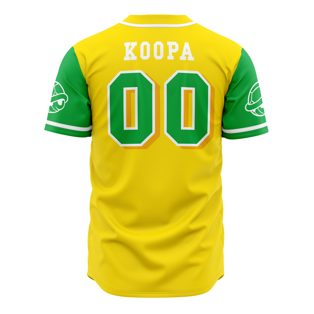 Mckenzieshoponline Koopa Troopas Mario Bros Personalized Baseball Jersey For Fans - Image 3