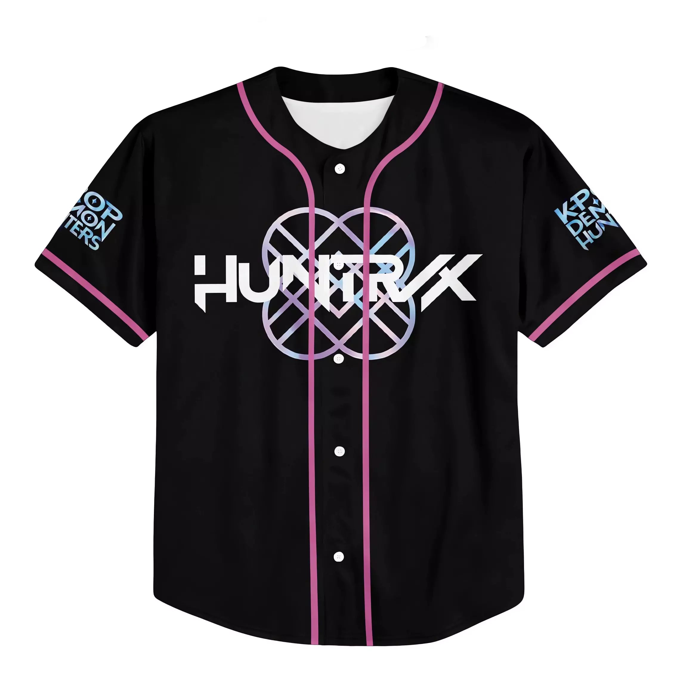 Mckenzieshoponline Kpop Demon Hunters Huntrix Personalized Baseball Jersey For Fans - Image 2