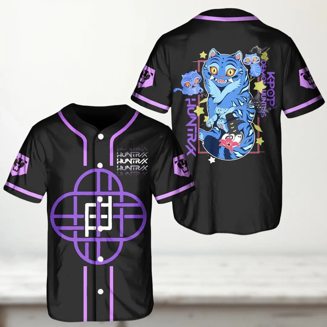 Mckenzieshoponline Kpop Demon Hunters Tiger Personalized Baseball Jersey For Fans