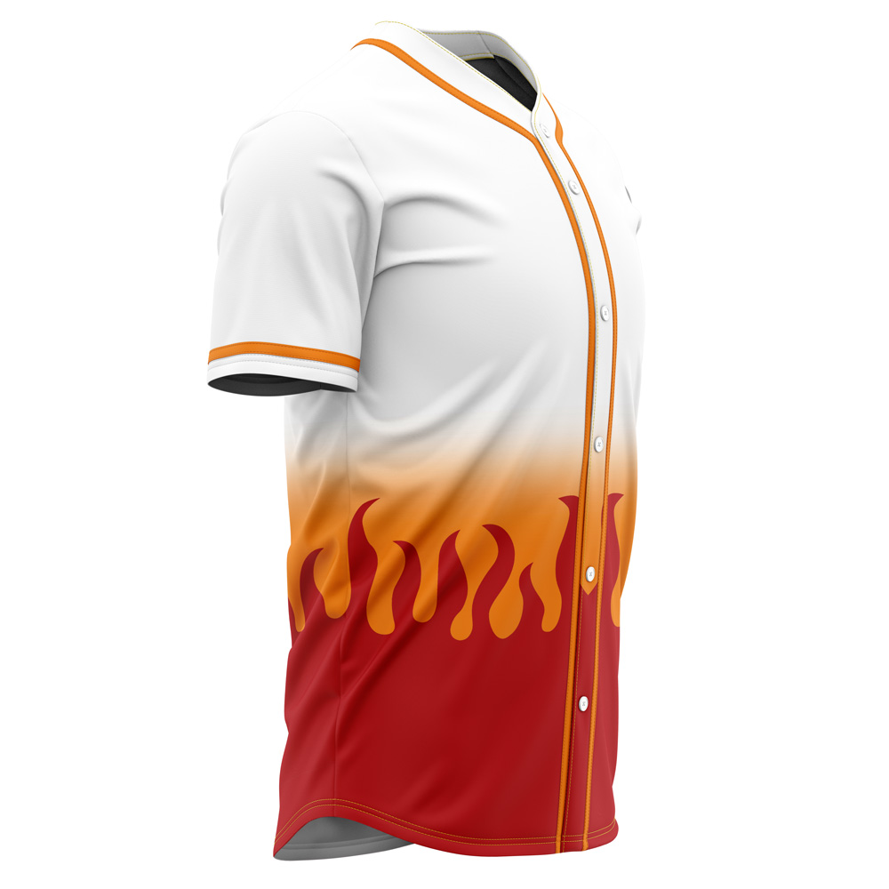 Mckenzieshoponline Kyojuro Rengoku Demon Slayer Personalized Baseball Jersey For Fans - Image 2