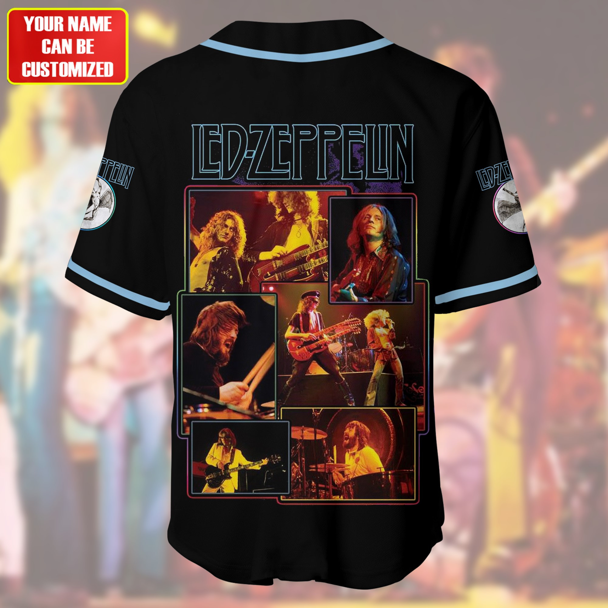 Jerseytrend Led Zeppelin Band Personalized Baseball Jersey For Fans - Image 4