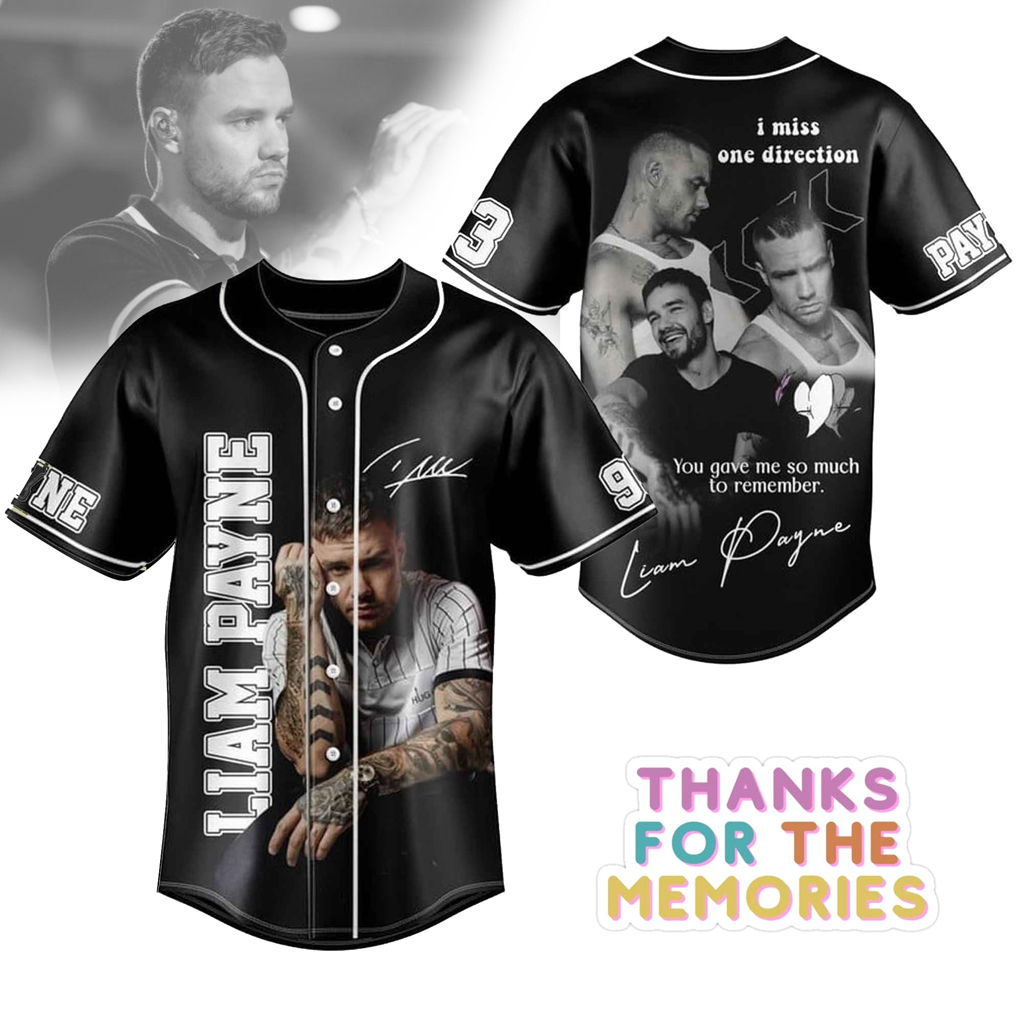 Mckenzieshoponline Liam Payne Personalized Baseball Jersey For Fans