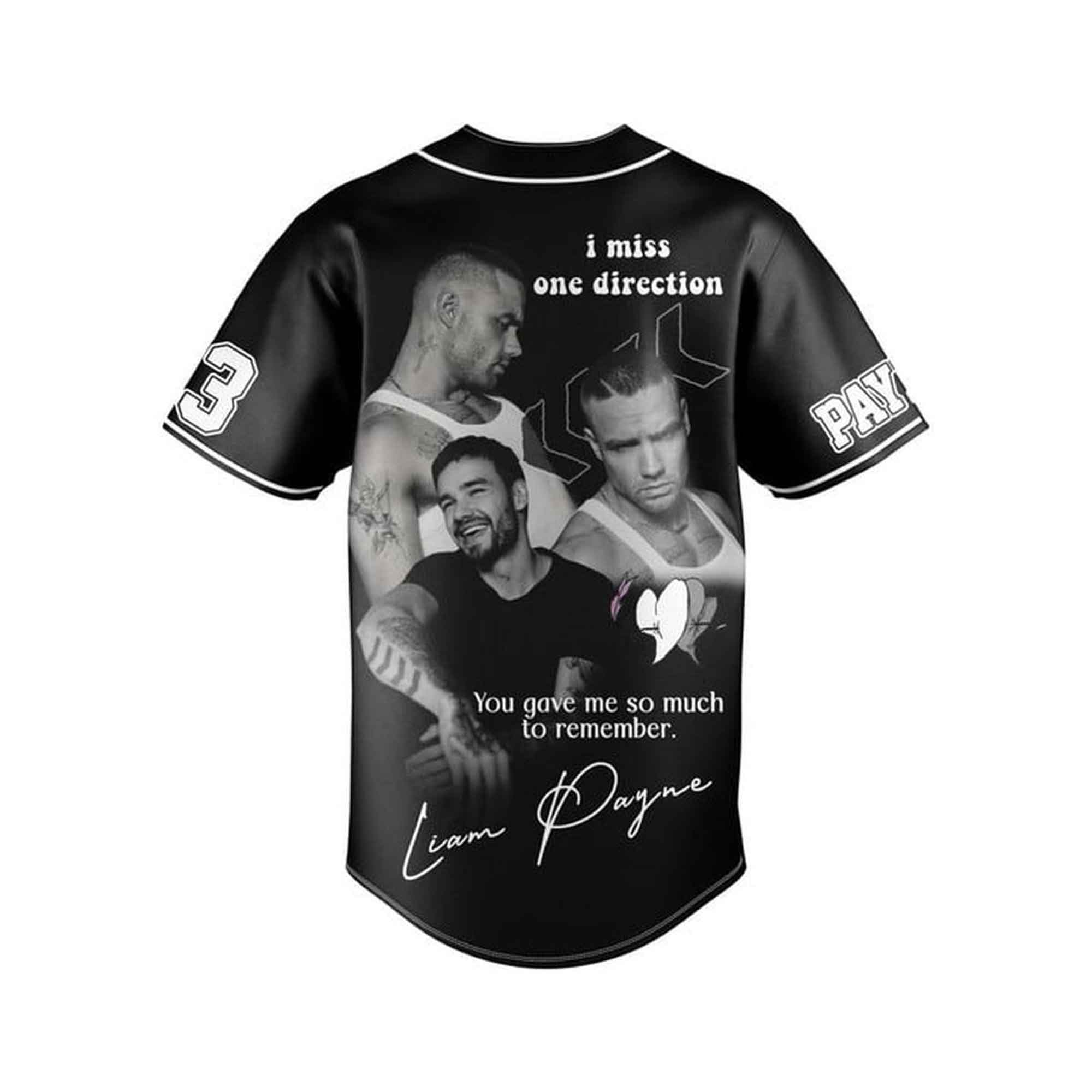 Mckenzieshoponline Liam Payne Personalized Baseball Jersey For Fans - Image 3