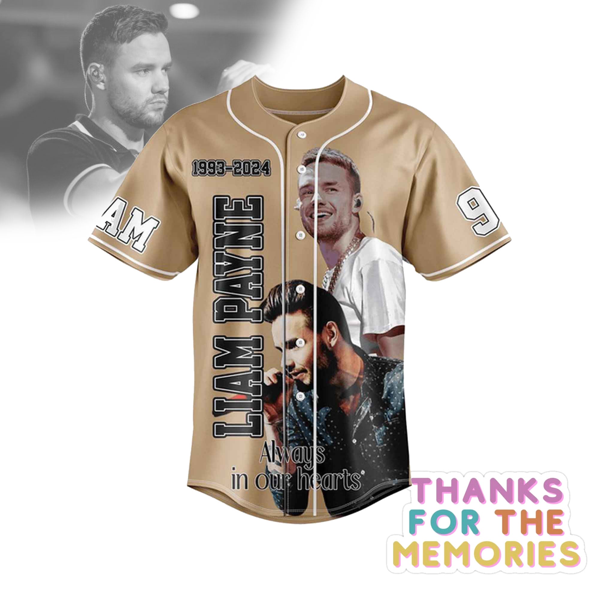 Mckenzieshoponline Liam Payne Personalized Baseball Jersey For Fans - Image 5
