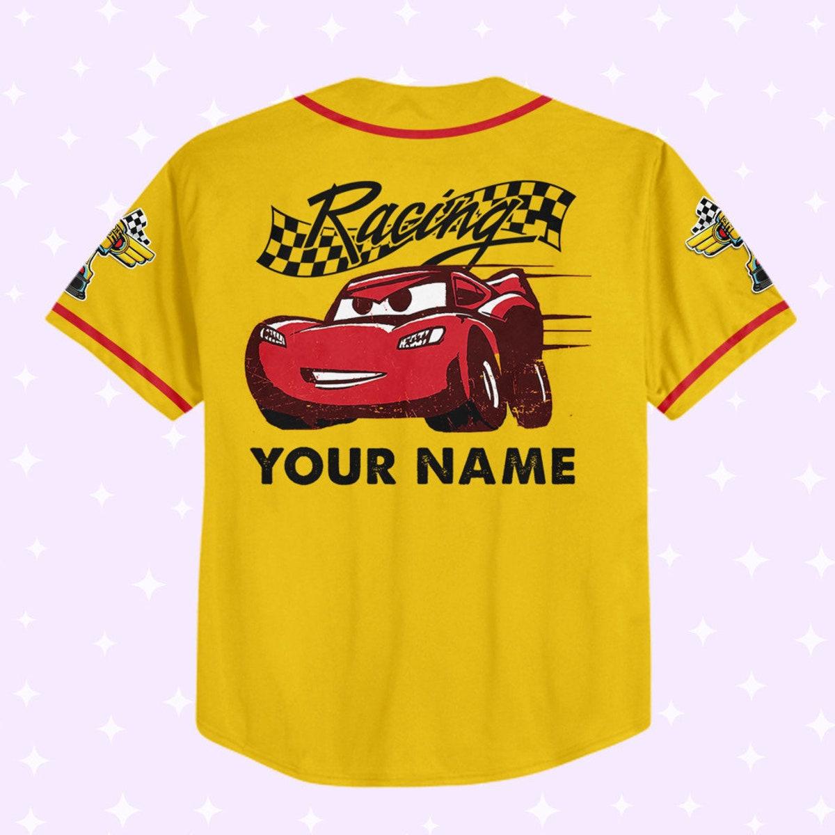 Mckenzieshoponline Lightning Mcqueen Racing Red Disney Personalized Baseball Jersey For Fans - Image 4