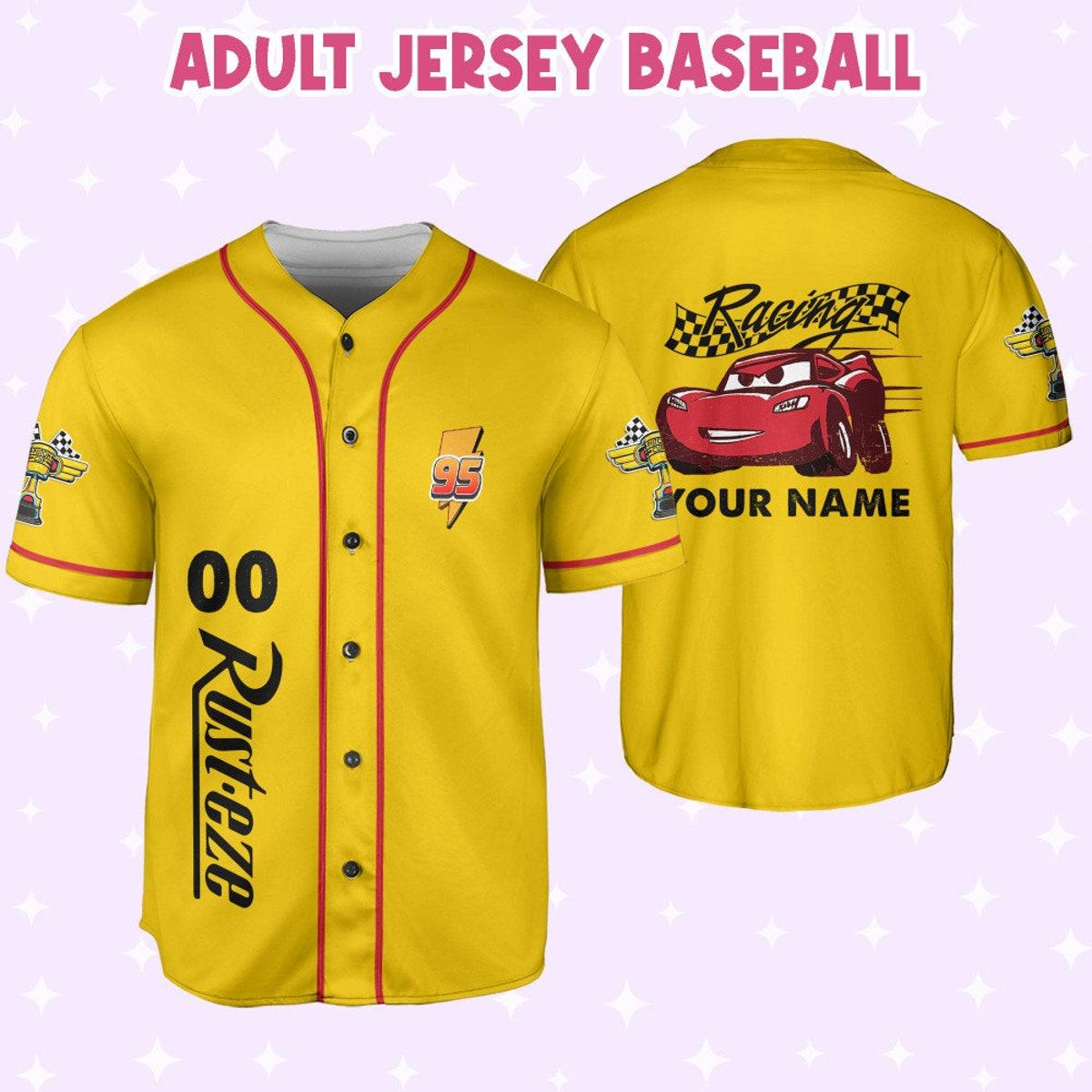 Mckenzieshoponline Lightning Mcqueen Racing Red Disney Personalized Baseball Jersey For Fans - Image 7