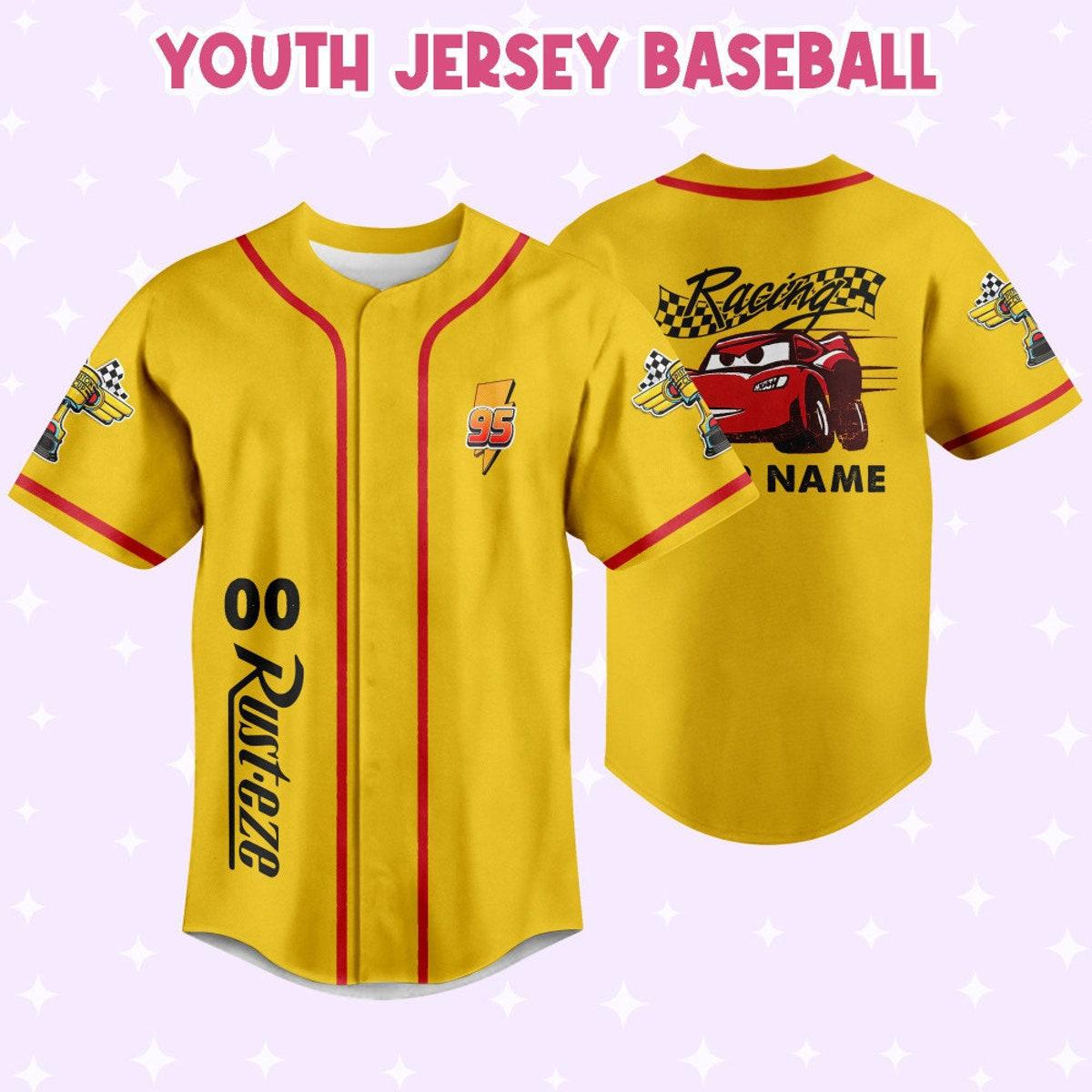 Mckenzieshoponline Lightning Mcqueen Racing Red Disney Personalized Baseball Jersey For Fans - Image 6