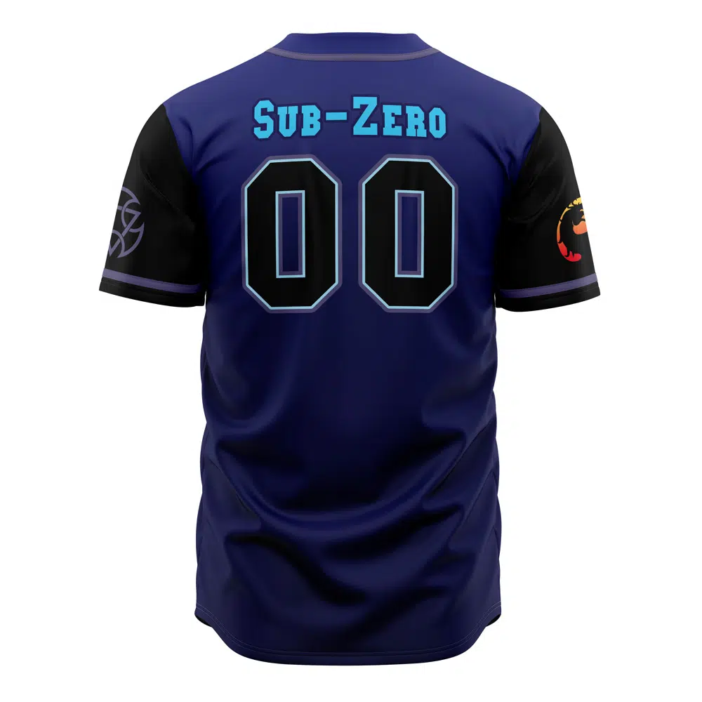 Mckenzieshoponline Lin Kuei Sub-Zero Mortal Kombat Personalized Baseball Jersey For Fans - Image 2