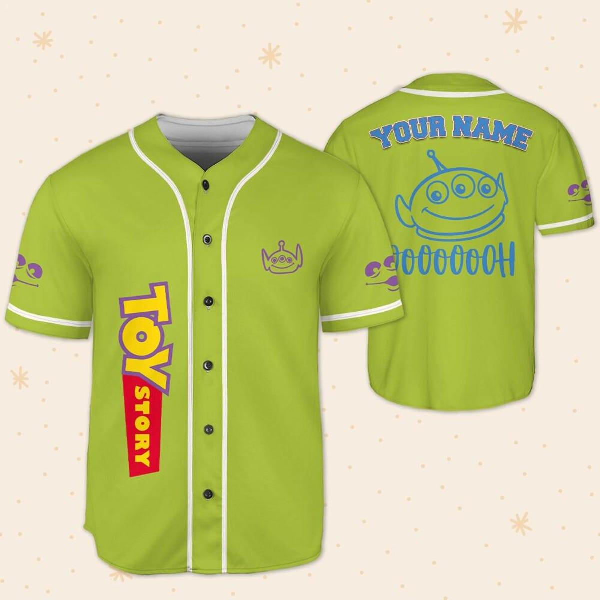 Mckenzieshoponline Little Alien Toy Story Personalized Baseball Jersey For Fans - Image 6