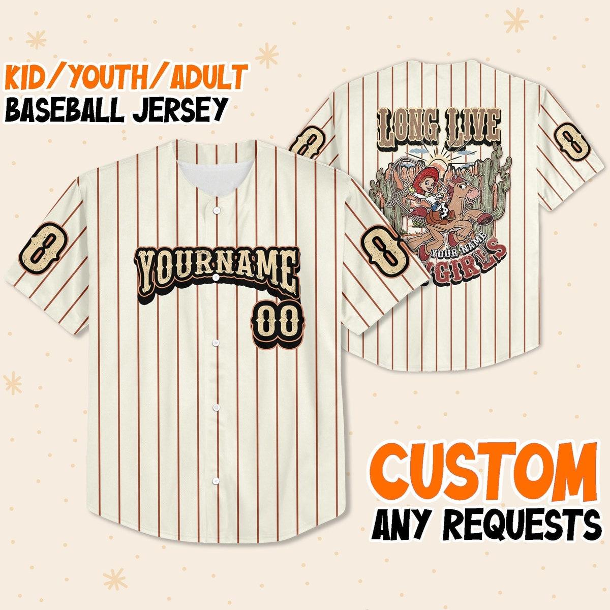 Mckenzieshoponline Long Live Wild West Cow Girls Matching Personalized Baseball Jersey For Fans