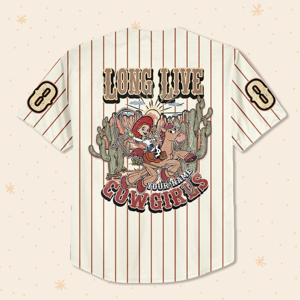 Mckenzieshoponline Long Live Wild West Cow Girls Matching Personalized Baseball Jersey For Fans - Image 4
