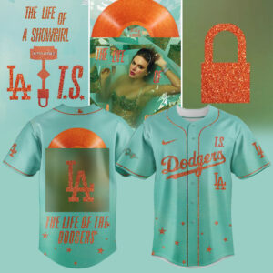Mckenzieshoponline Los Angeles Dodgers MLB x The Life of a Showgirl Personalized Baseball Jersey For Fans